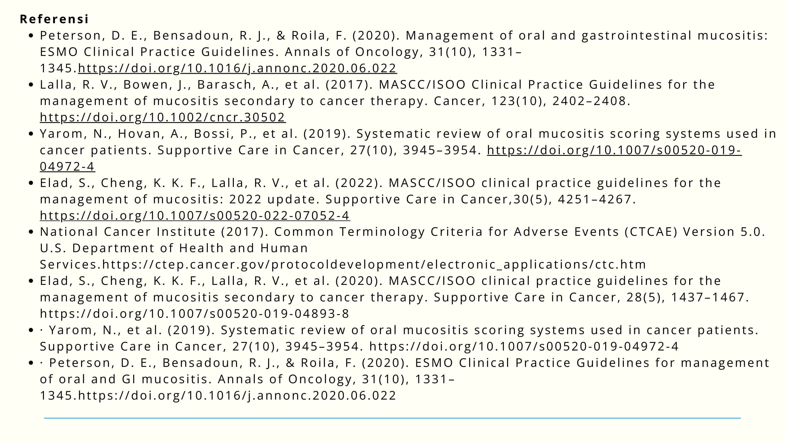 Gambar 8 untuk Klasifikasi Oral Mucositis