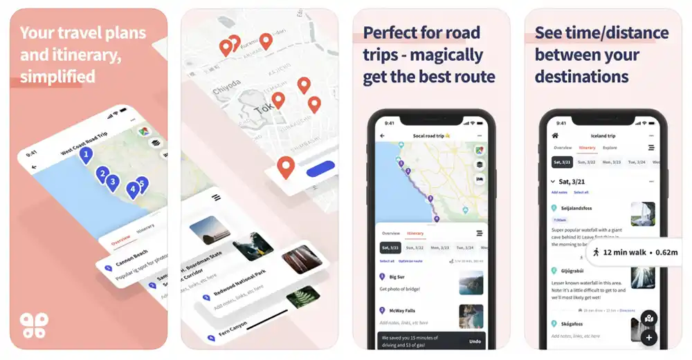 Image of Wanderlog itinerary