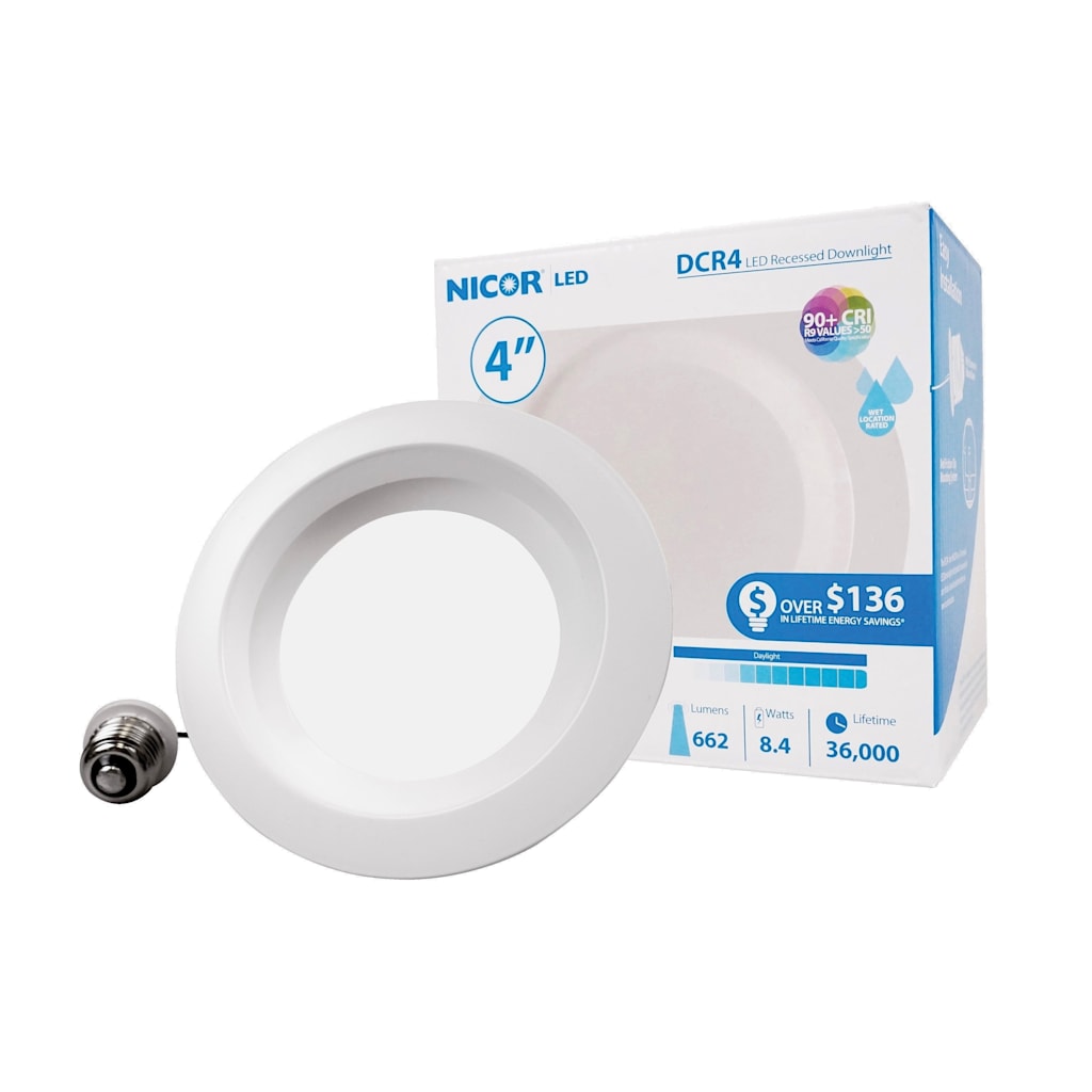 Nicor recessed led outlet downlight