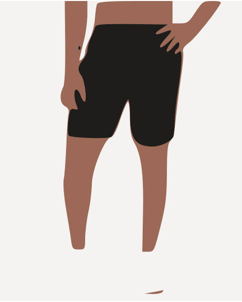 Meteor Workout Short-32-Black