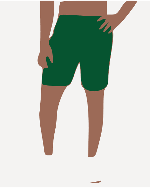 Meteor Workout Short-33-Green