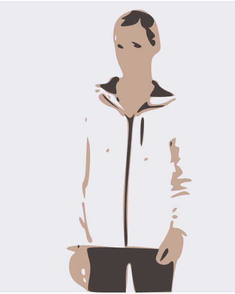 Phoebe Zipper Sweatshirt-S-White