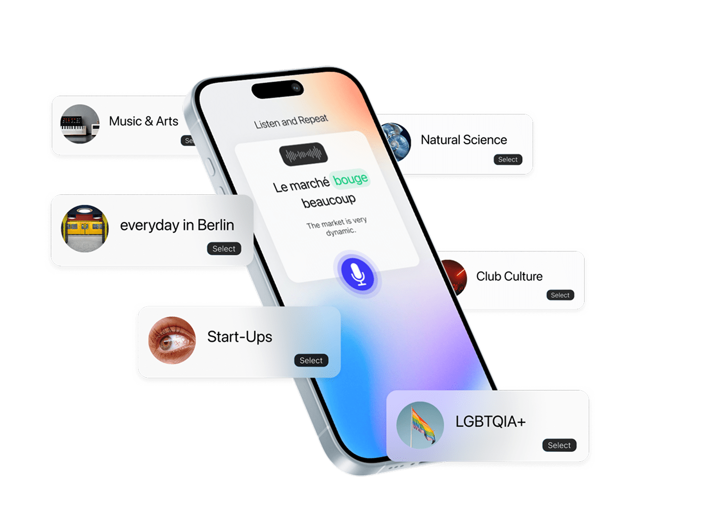 Language learning that feels like you.