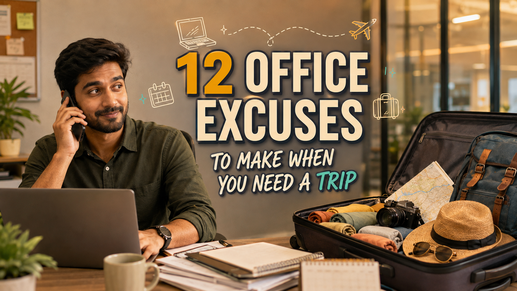 12 Office Excuses to Make When You Need a Trip