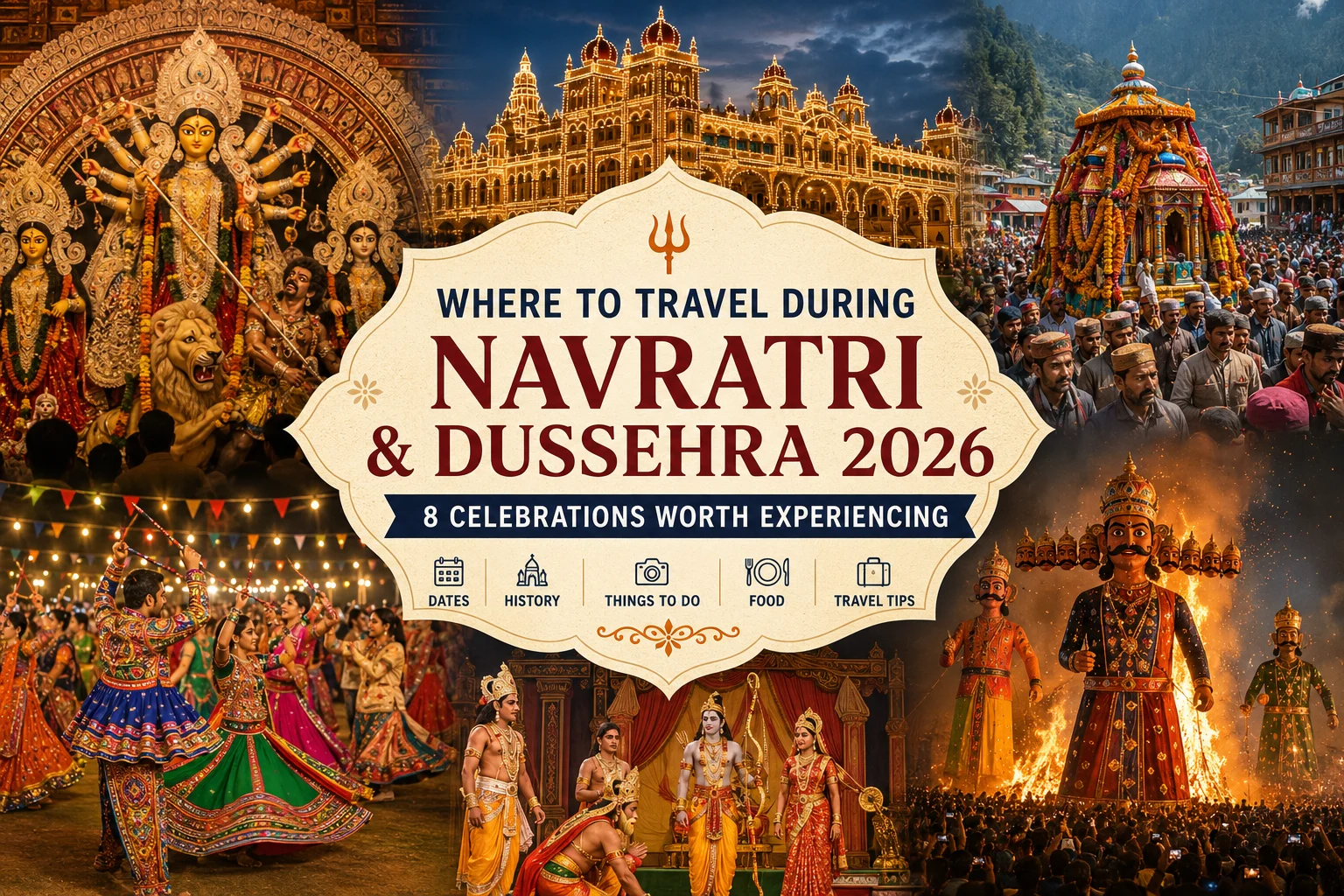Where to Travel During Navratri and Dussehra 2026: 8 Celebrations Worth Experiencing