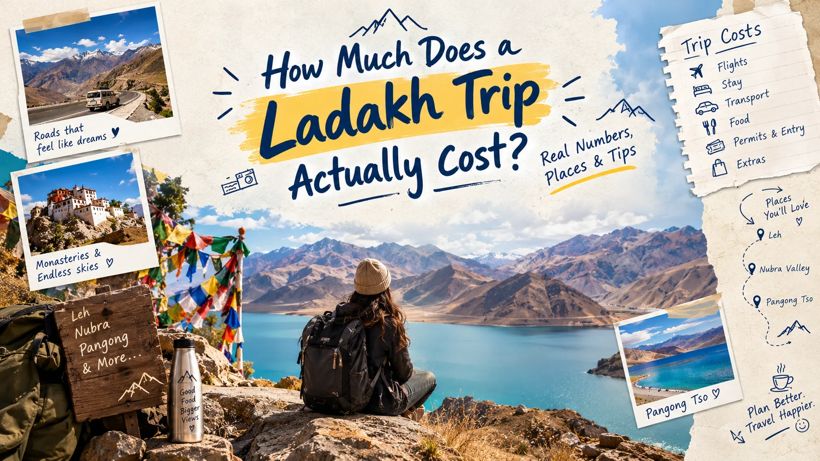 How Much Does a Ladakh Trip Actually Cost? Real Numbers, Places & Tips