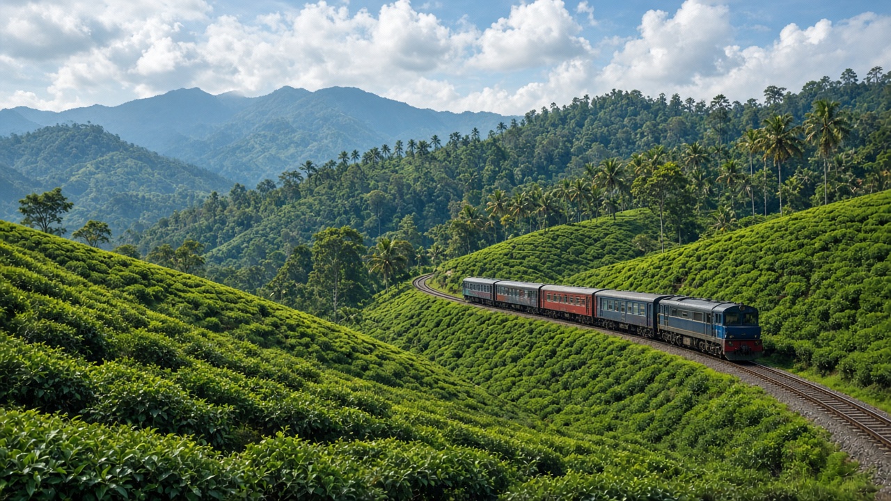 Sri Lanka tea hills and scenic landscapes