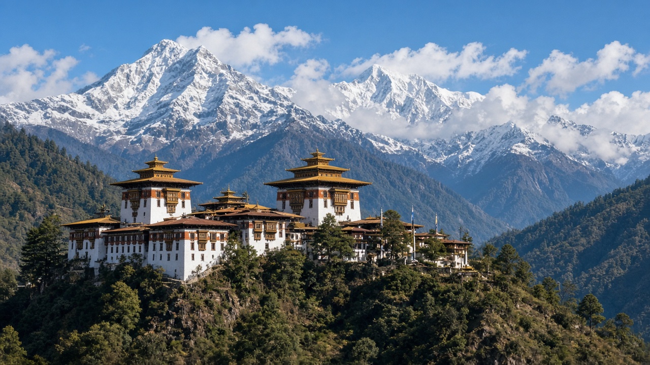 Bhutan Himalayan monastery fortress