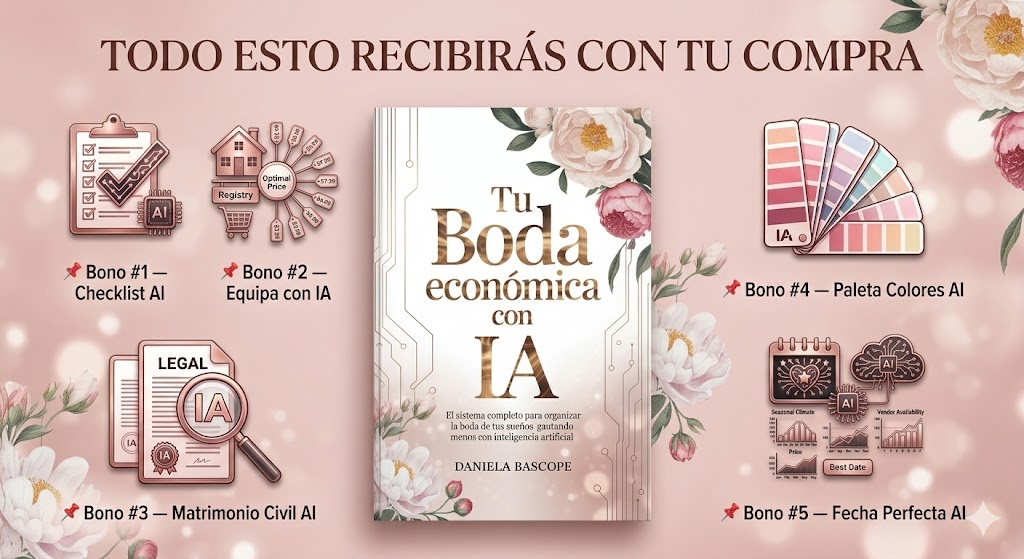 Pack completo Tu Boda Económica con IA