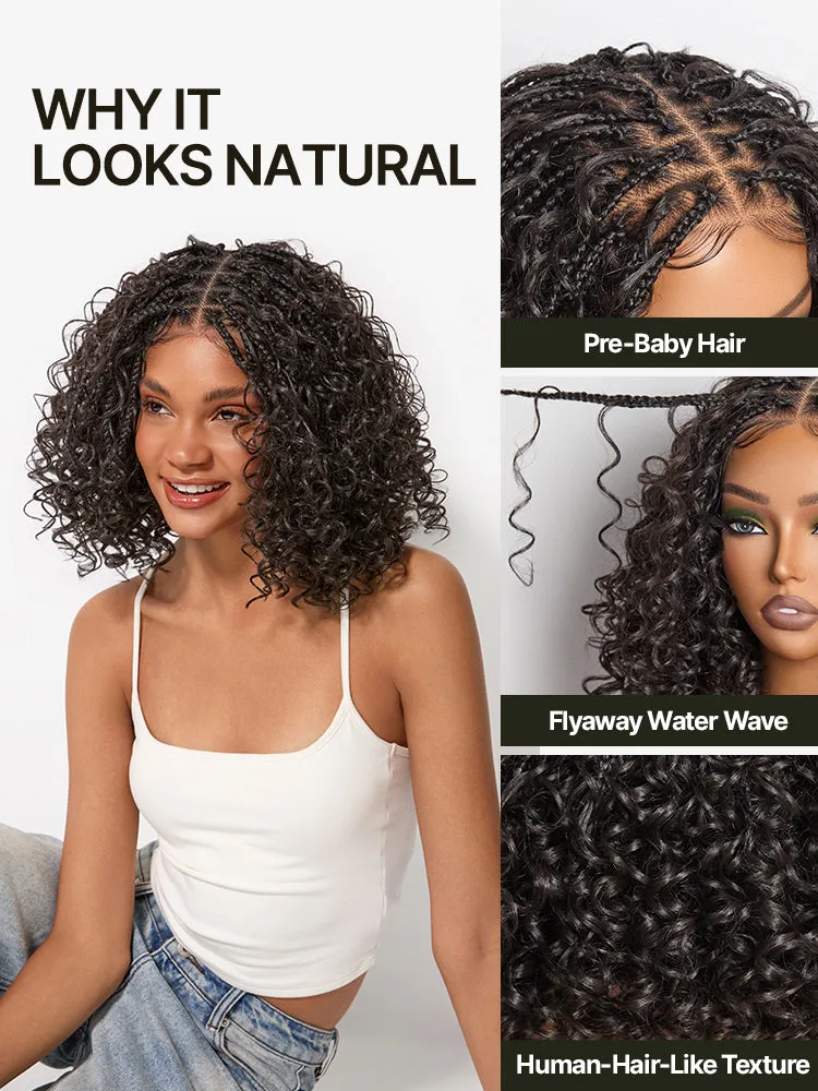 Modèle montrant la ligne de cheveux naturelle de la perruque LYS