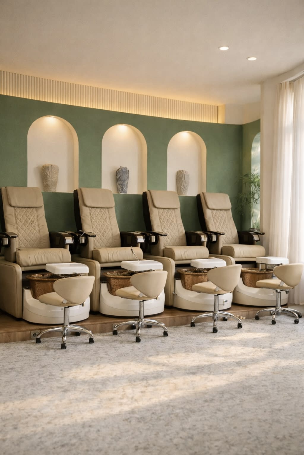 Pediküre Bereich bei Na Beauty Spa Berlin