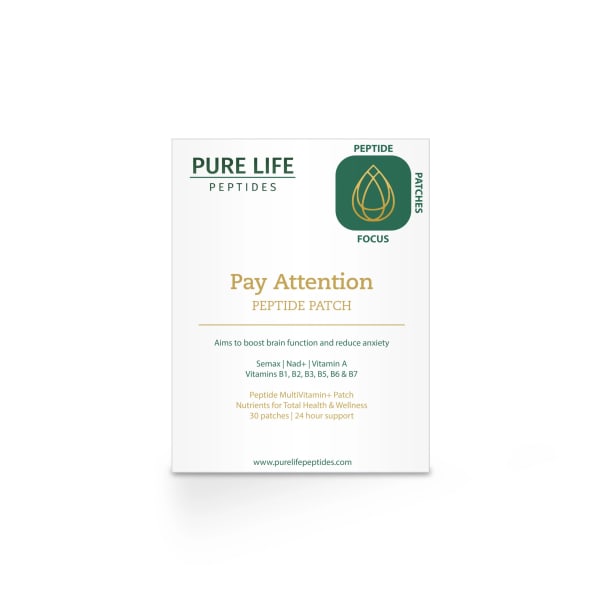 Pay Attention peptide patch for focus and cognition – Canada