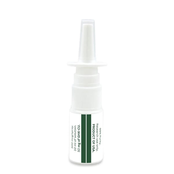 GHK-Cu copper peptide nasal spray for skin health – Peptide Marketplace