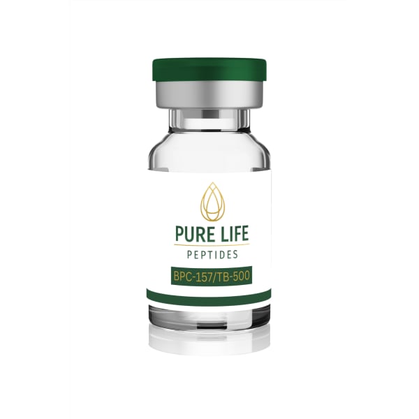 BPC-157 and TB-500 peptide blend vial for tissue regeneration and healing research