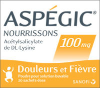 Aspegic Nourrissons 100 Mg Poudre Pour Solution Buvable En Sachet Doseacide Acetylsalicylique Livraison Express Phacil