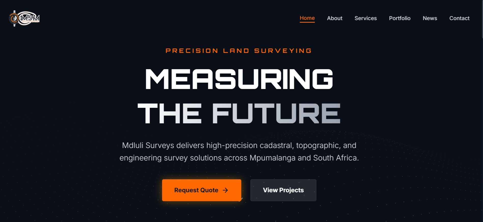 Mdluli Surveyors web app Mixed with Ai Chatbot — photo 1 of 1