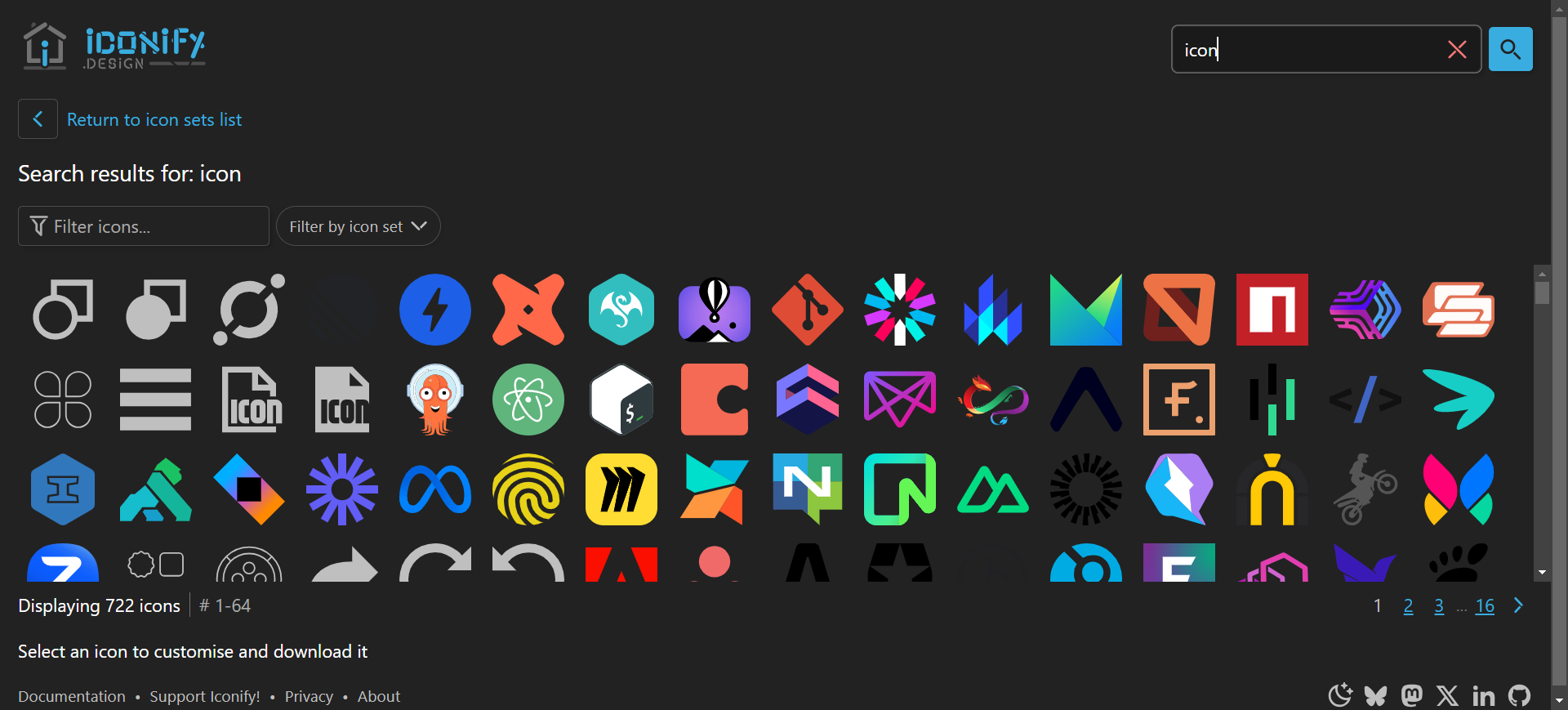 Icon ใช้ Iconify