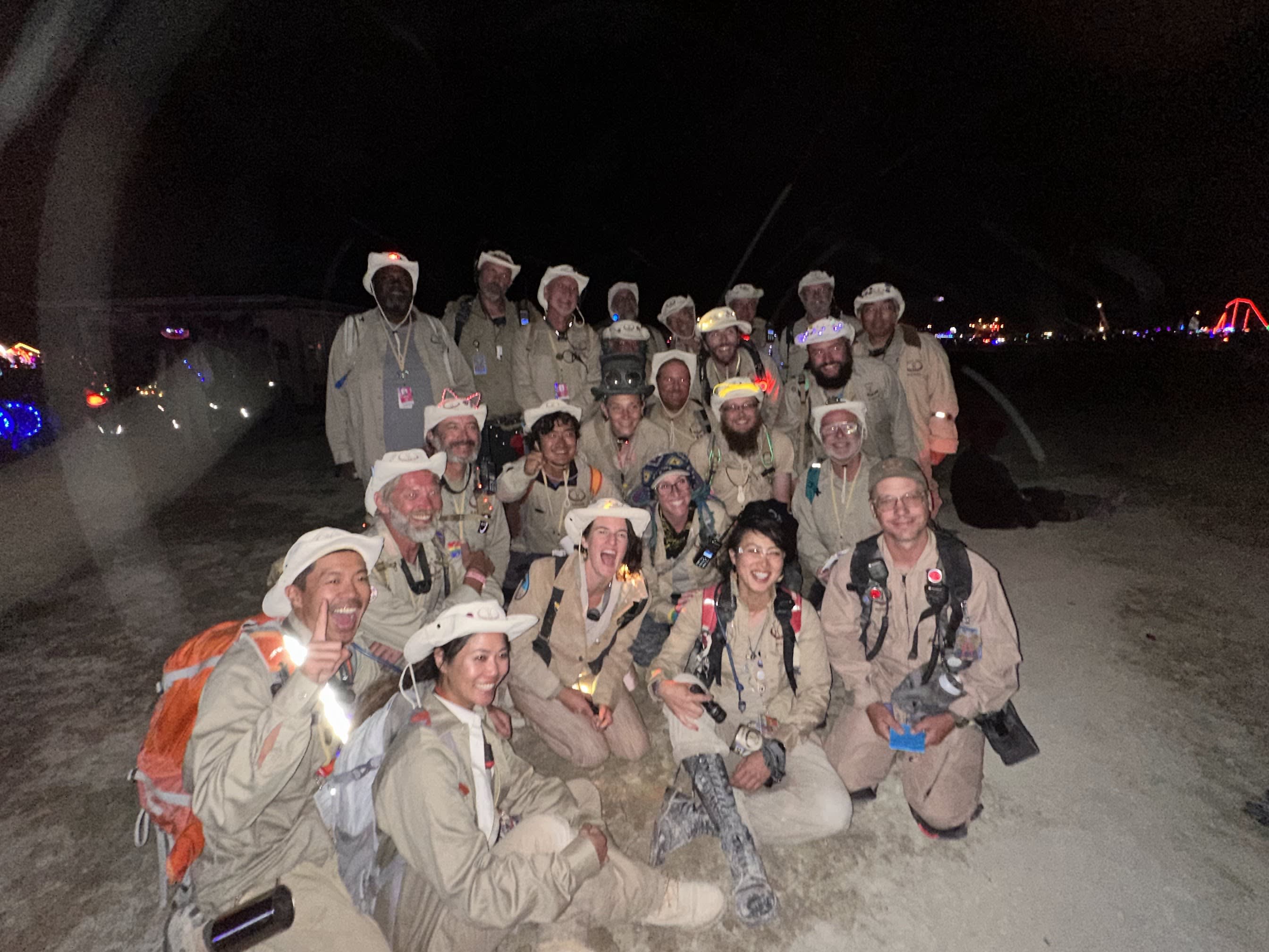 With my fellow Rangers after a Burn Perimeter shift