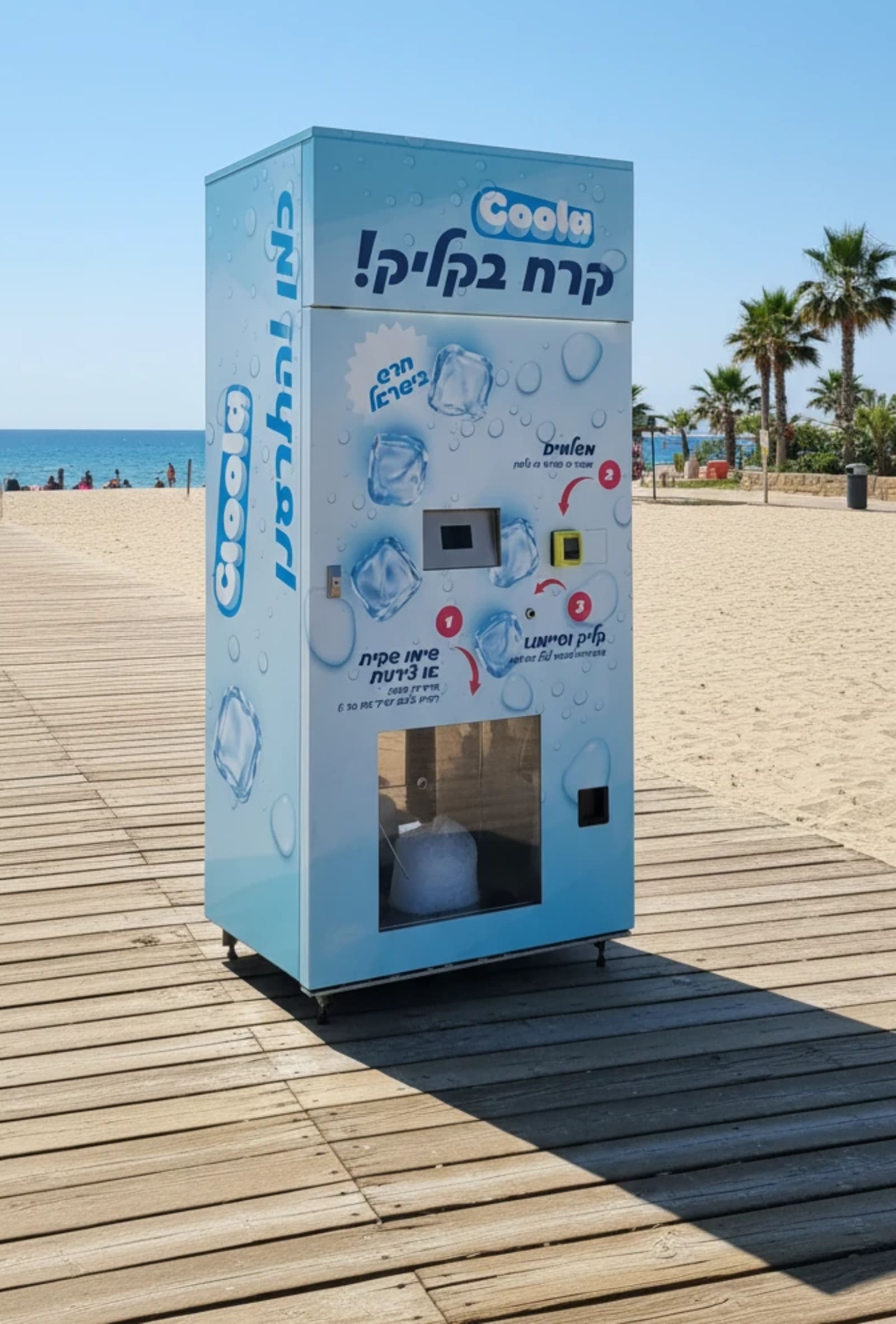 מכונת Coola בסביבה אמיתית