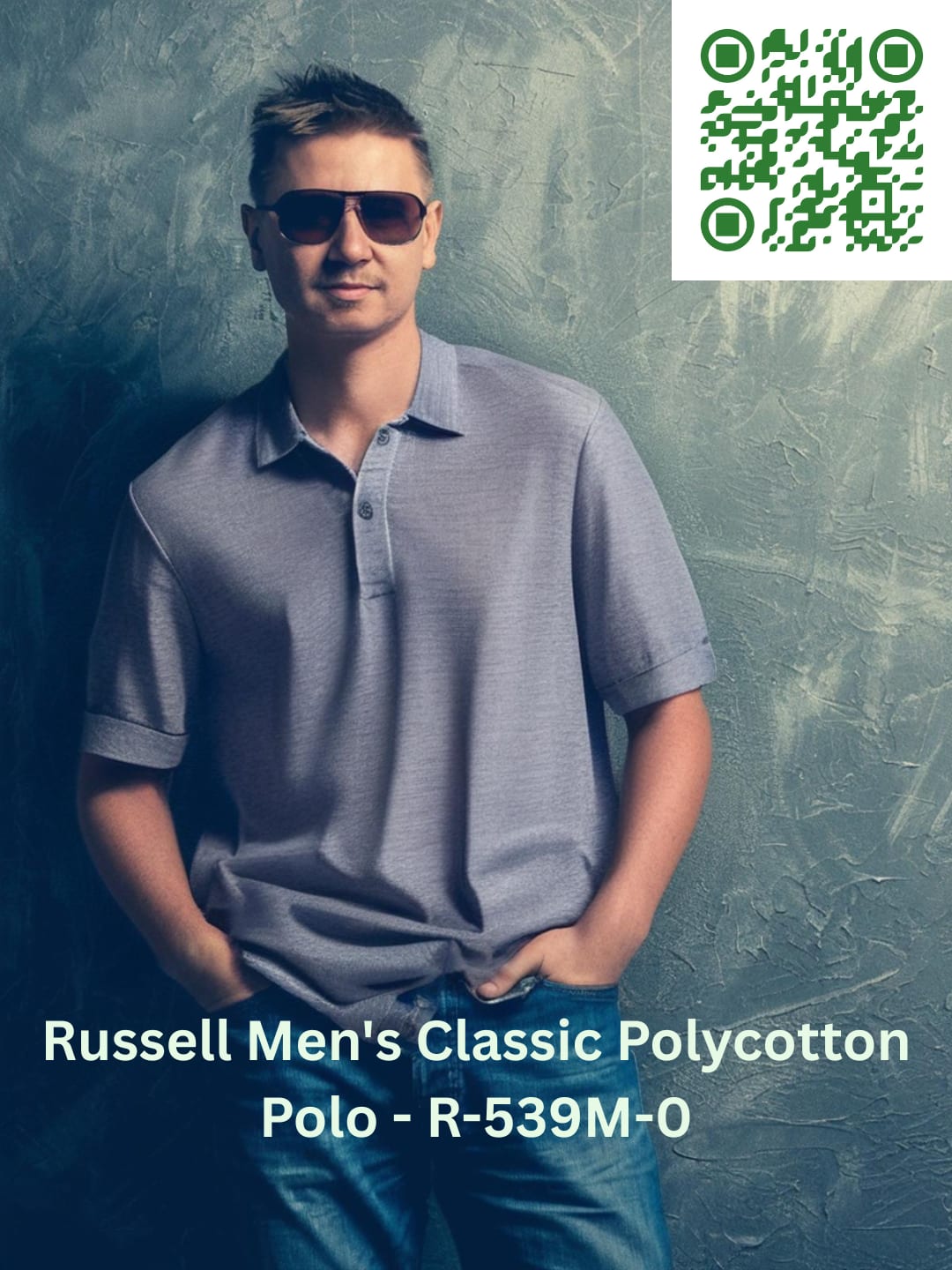 Russell Men's Classic Polycotton Polo - R-539M-0