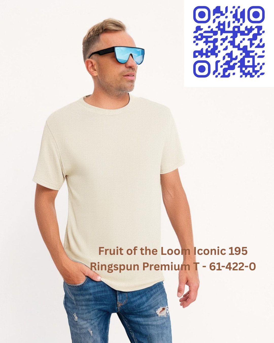 Fruit of the Loom Iconic 195 Ringspun Premium T - 61-422-0