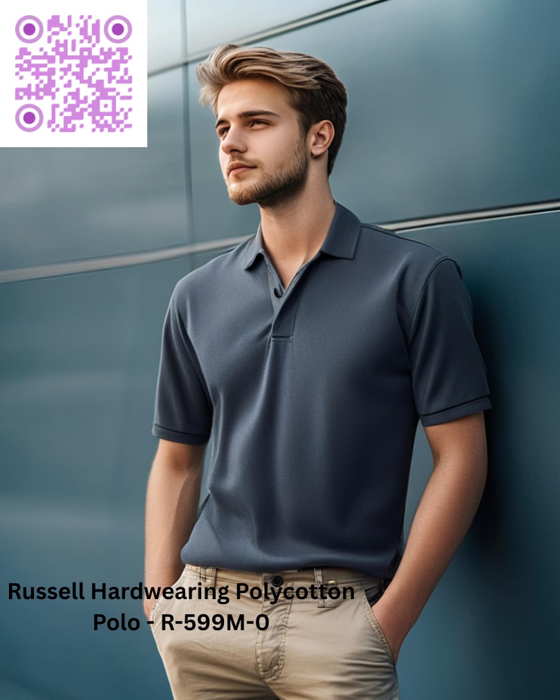 Russell Hardwearing Polycotton Polo - R-599M-0
