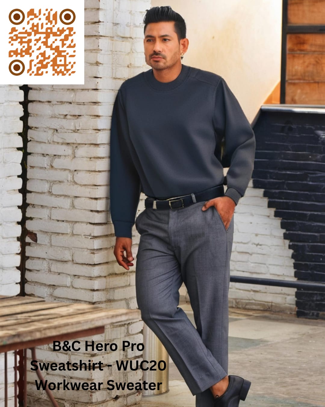 B&C Hero Pro Sweatshirt - WUC20 Workwear Sweater