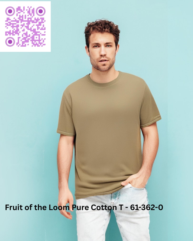 Fruit of the Loom Pure Cotton T - 61-362-0