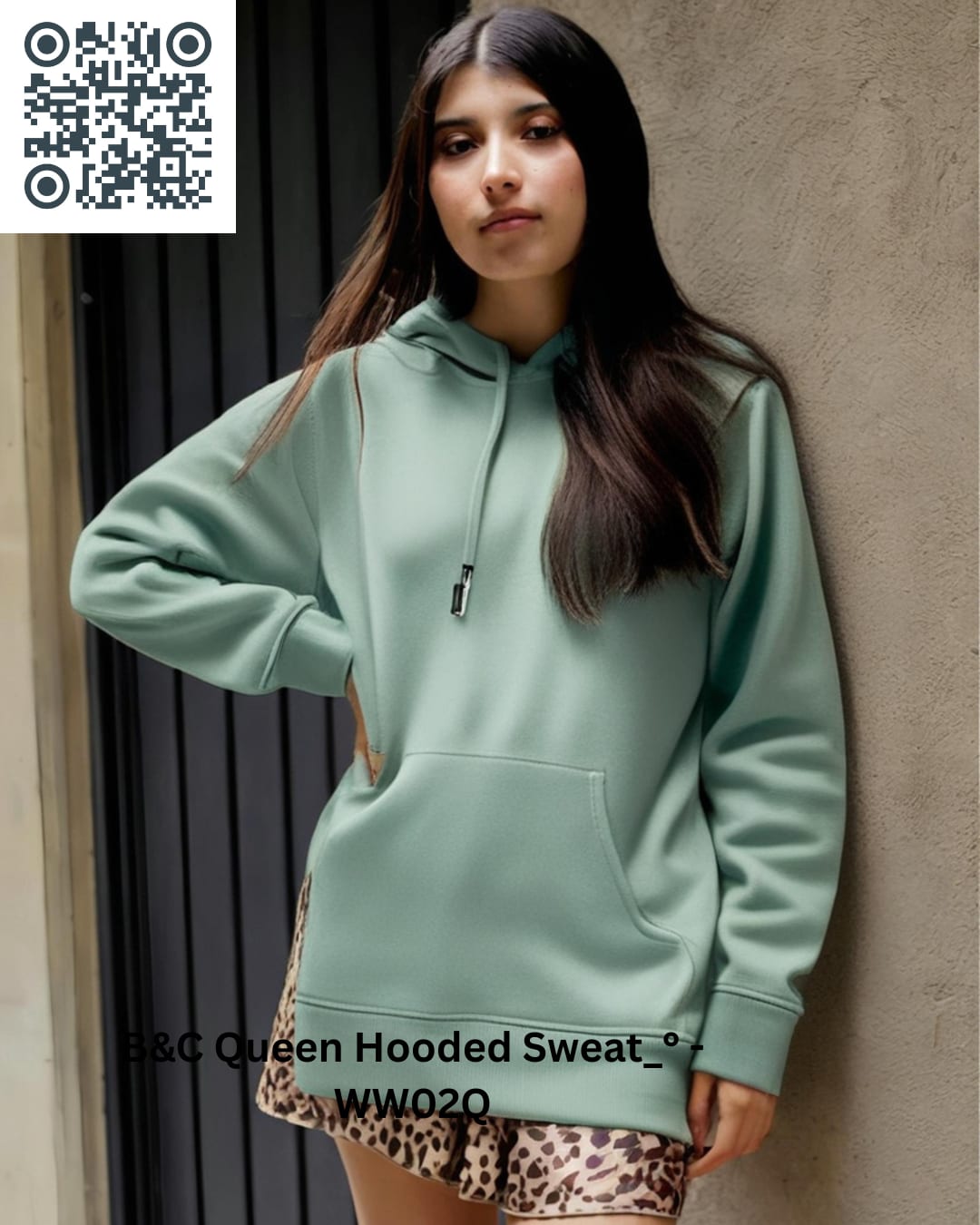 B&C Queen Hooded Sweat_° - WW02Q