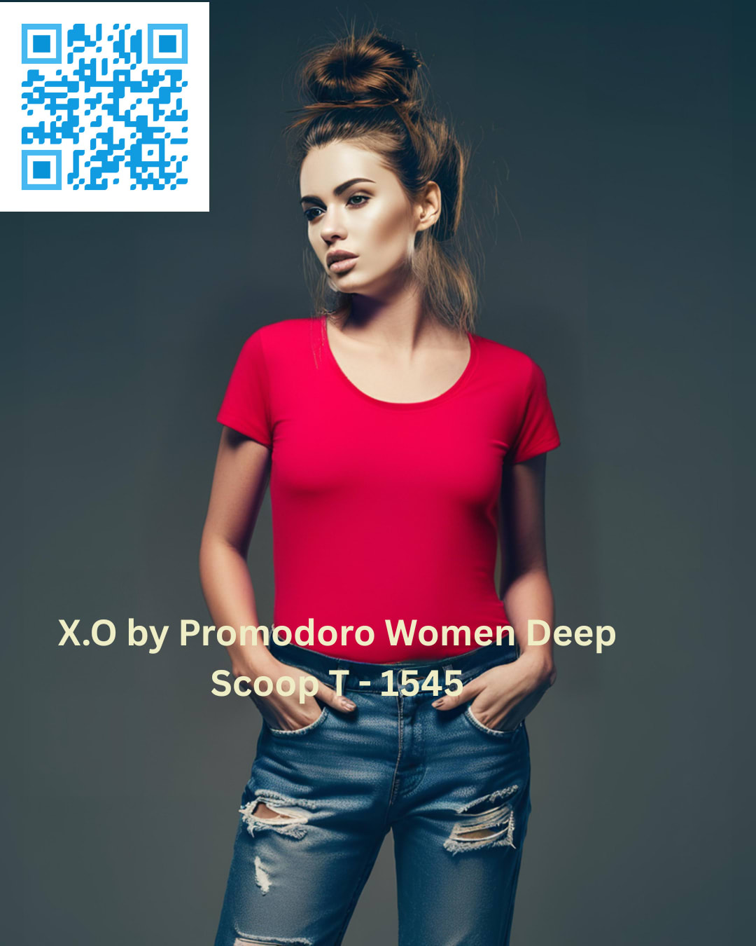 X.O by Promodoro Women Deep Scoop T - 1545