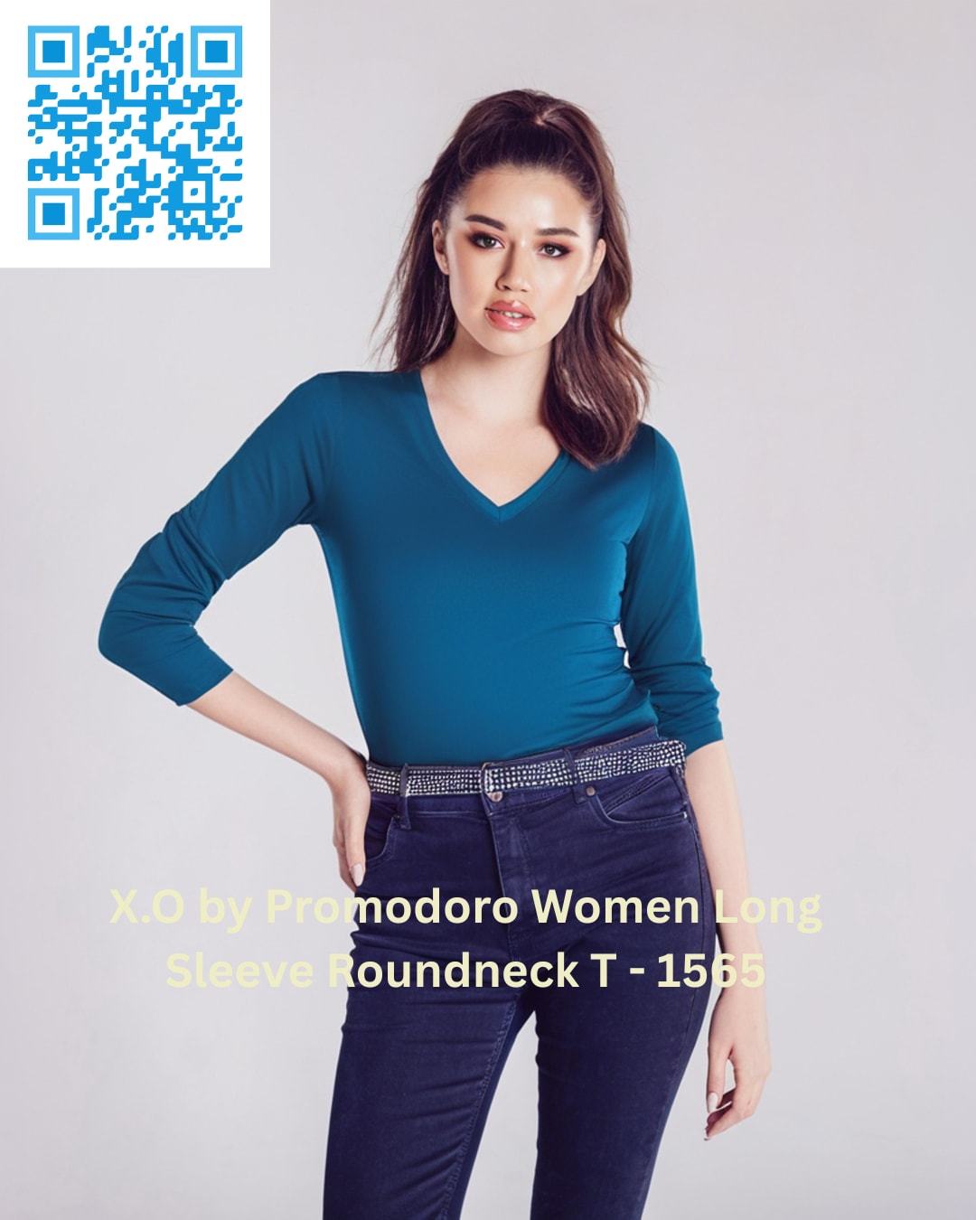 XO by Promodoro Women Long Sleeve Roundneck T - 1565