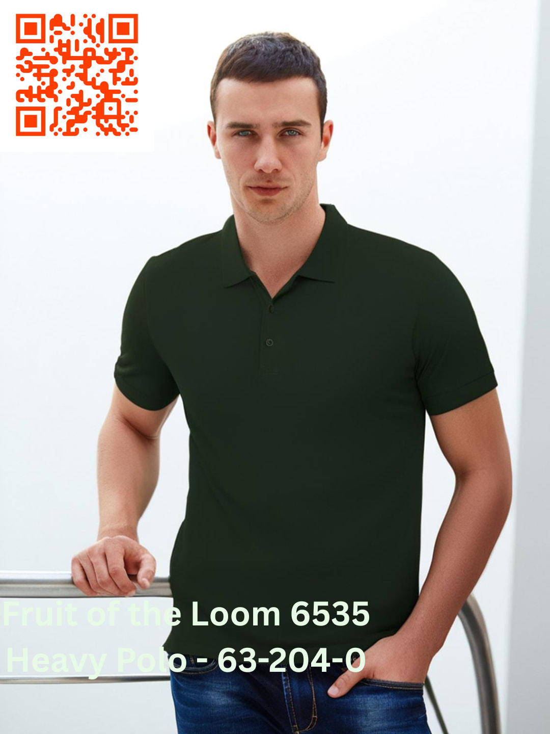 Fruit of the Loom 65/35 Heavy Polo - 63-204-0