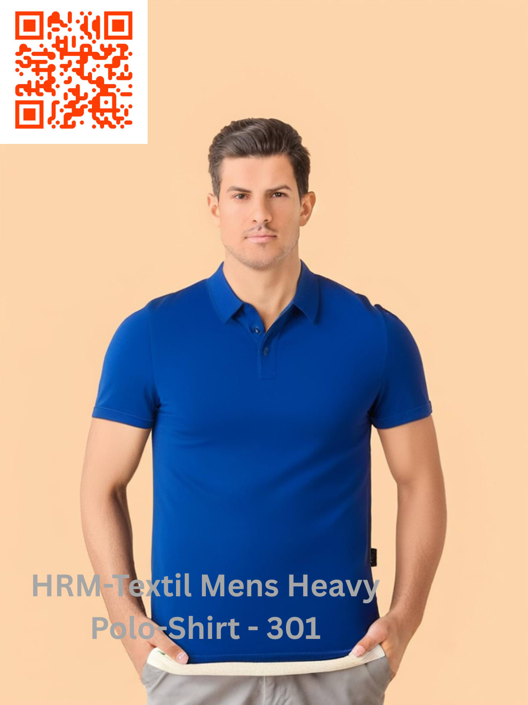 HRM-Textil Mens Heavy Polo-Shirt - 301