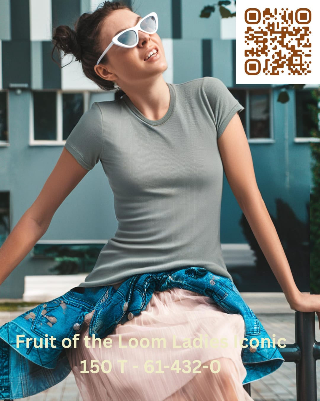 Fruit of the Loom Ladies Iconic 150 T - 61-432-0
