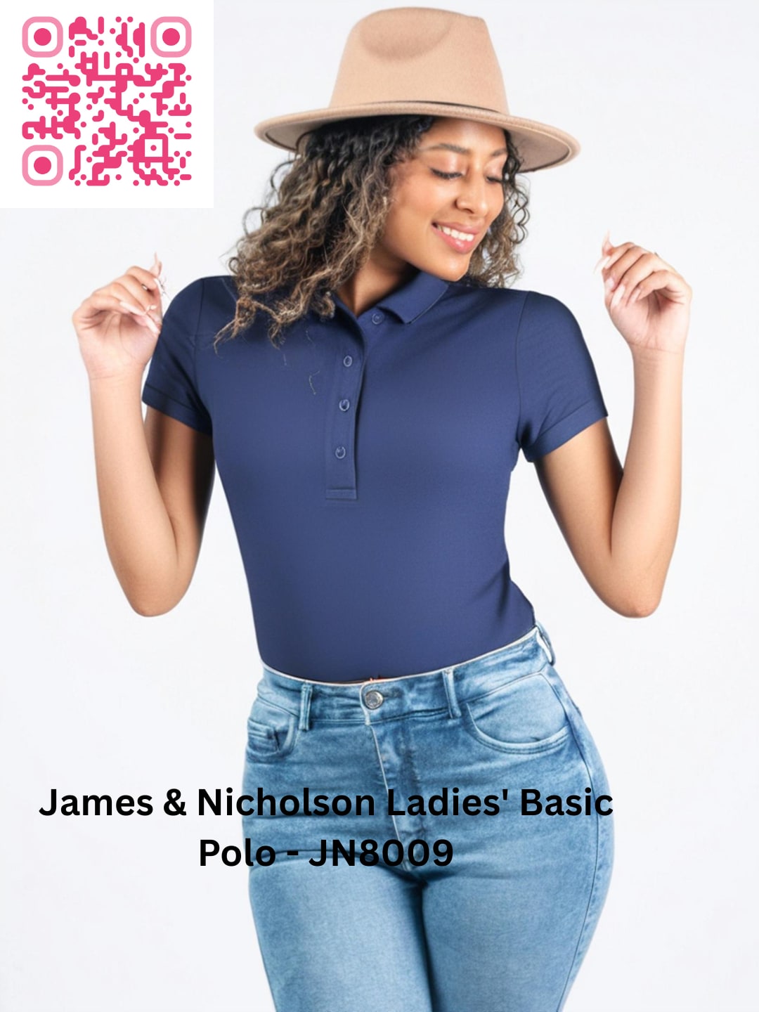 James & Nicholson Ladies' Basic Polo - JN8009
