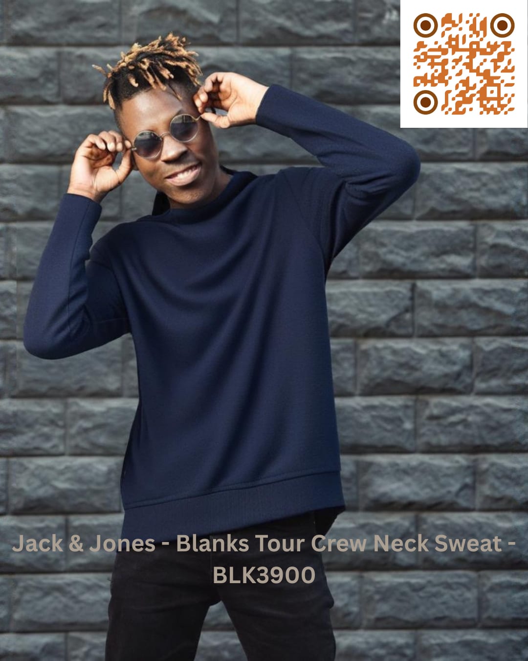 Jack & Jones - Blanks Tour Crew Neck Sweat - BLK3900