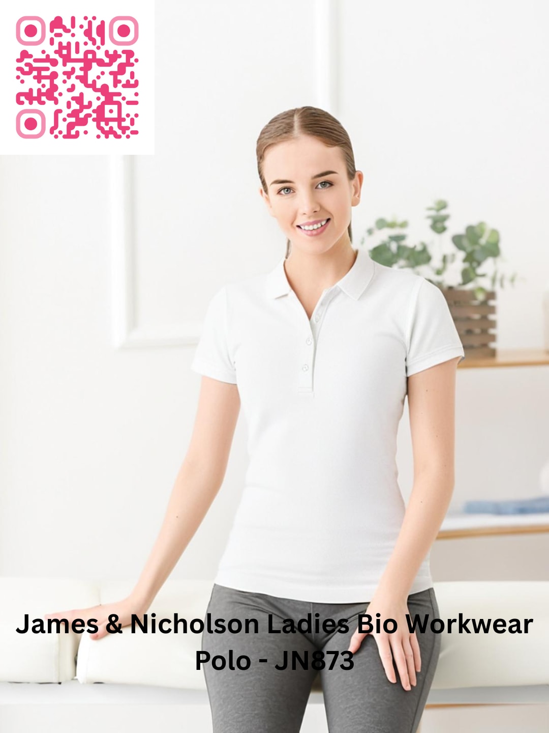 James & Nicholson Ladies Bio Workwear Polo - JN873