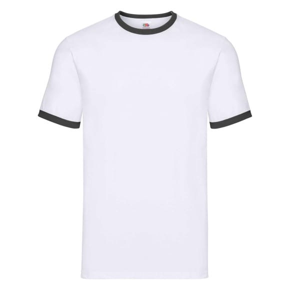 Fruit of the Loom Valueweight Ringer T - 61-168-0