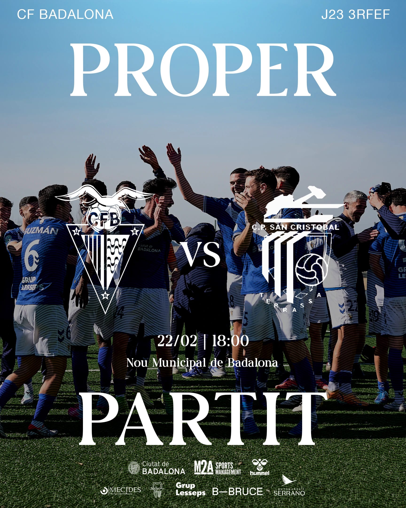 J27 | 3RFEF Badalona vs CF Vilanova