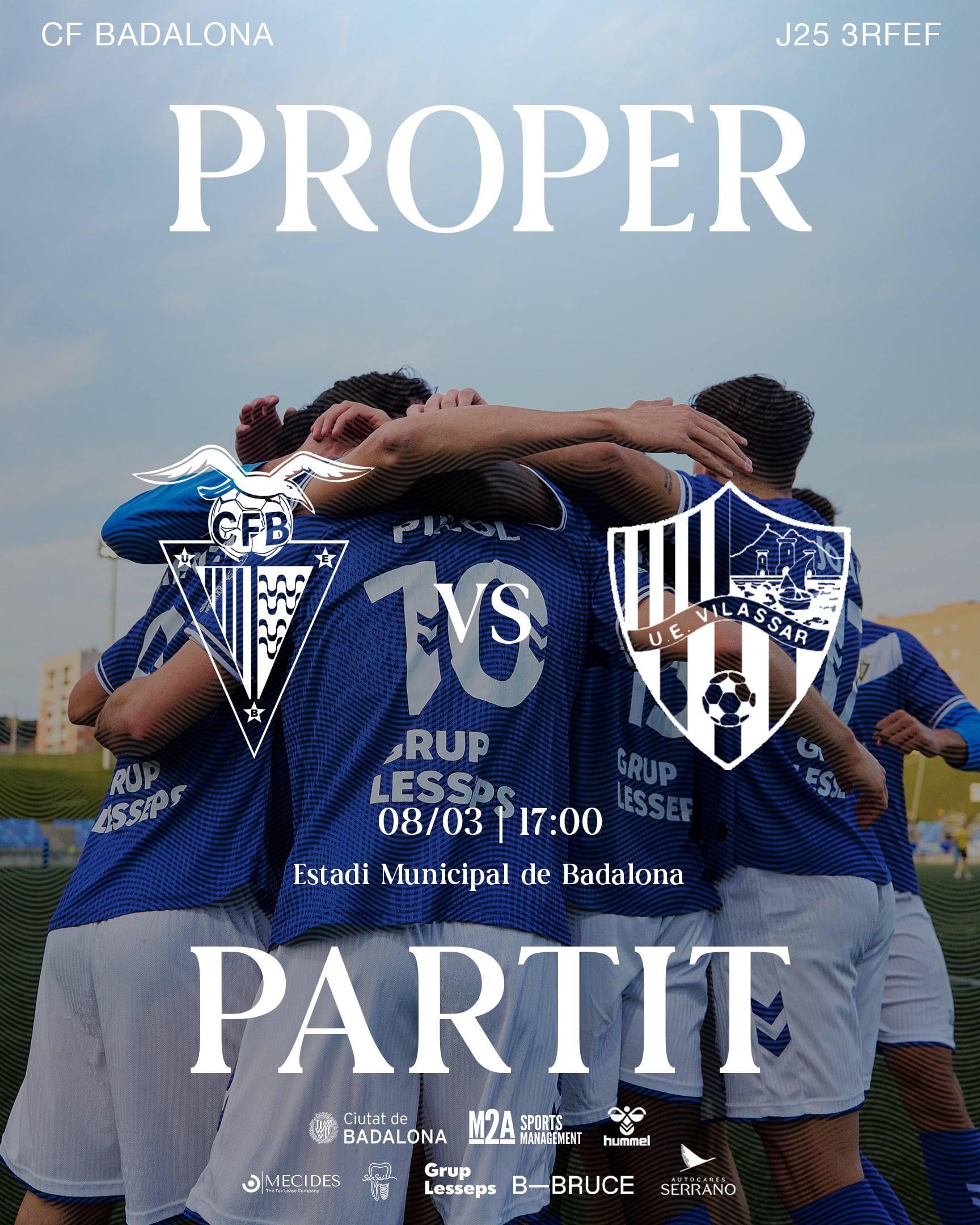 J25 | 3RFEF Badalona vs Vilassar de Mar