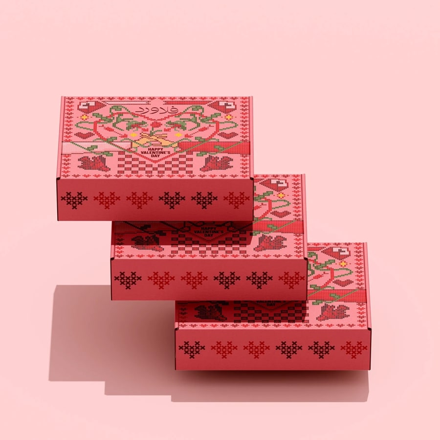 FLOWARD Valentine’s Day Packaging