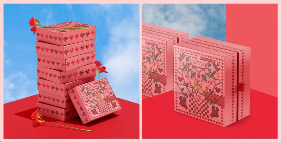 FLOWARD Valentine’s Day Packaging