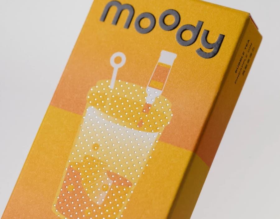 moody bubble tea ｜包装及产品设计 - Zhe Gu