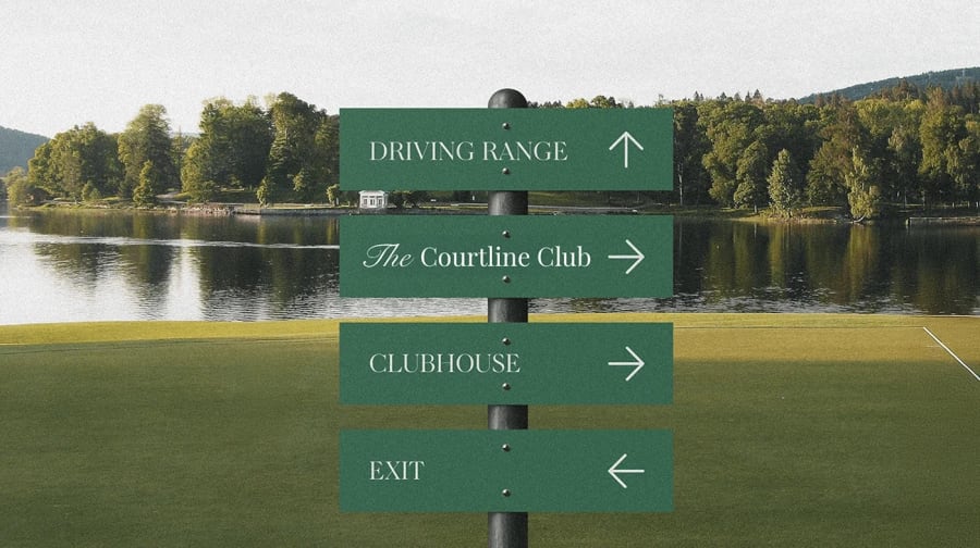 The Courtline Club | Brand Identity Design