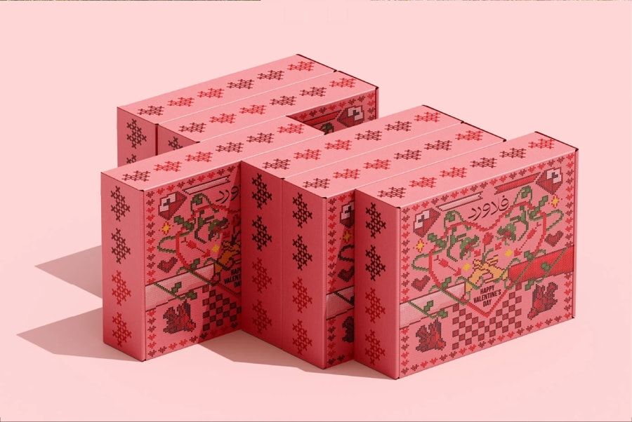 FLOWARD Valentine’s Day Packaging