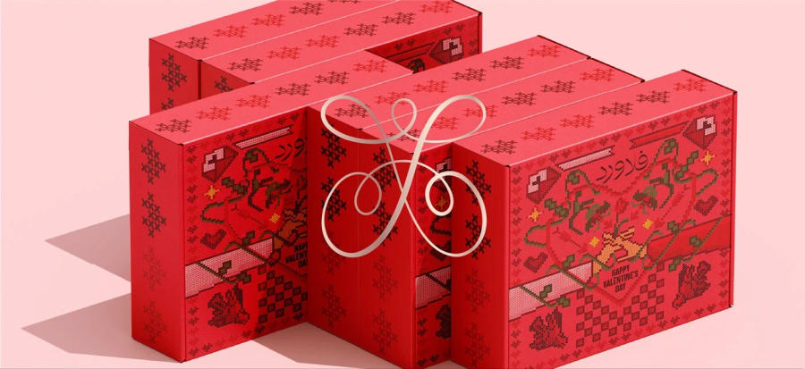 FLOWARD Valentine’s Day Packaging