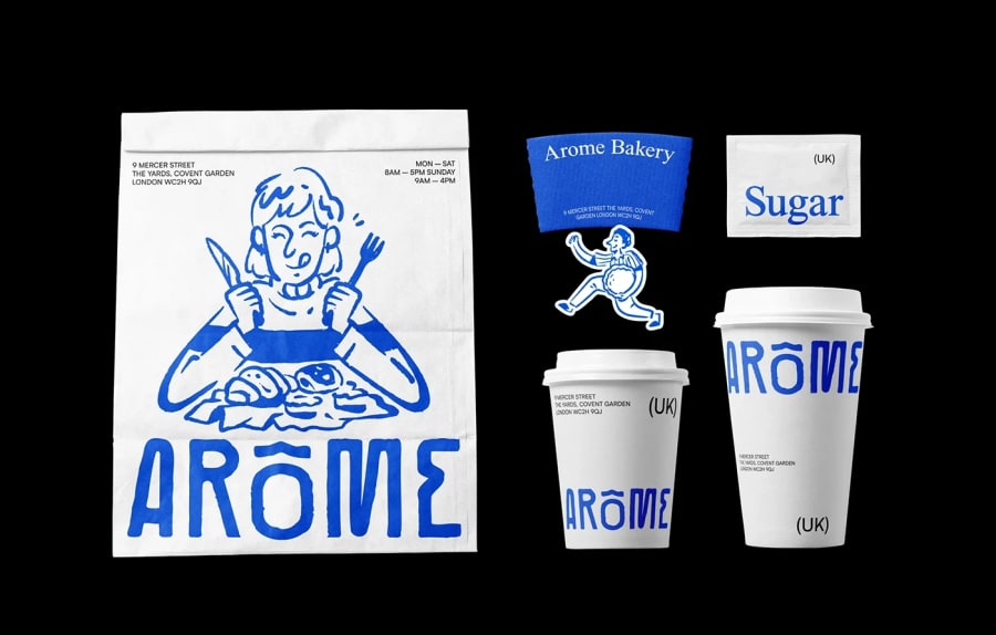 Arome Visual Identity & Bakery Branding