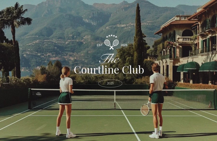 The Courtline Club | Brand Identity Design