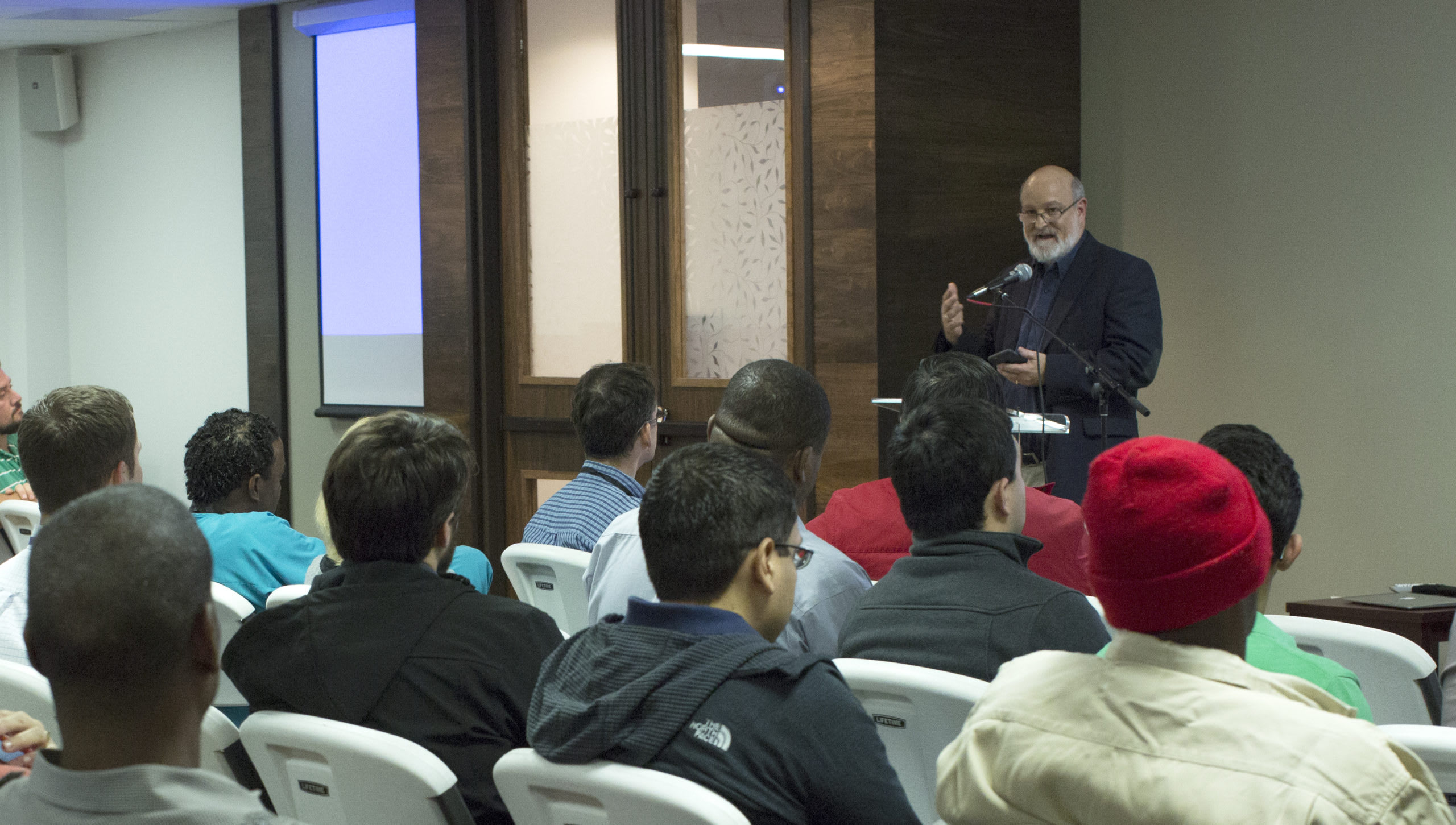 Dr. Bock teaching in Houston