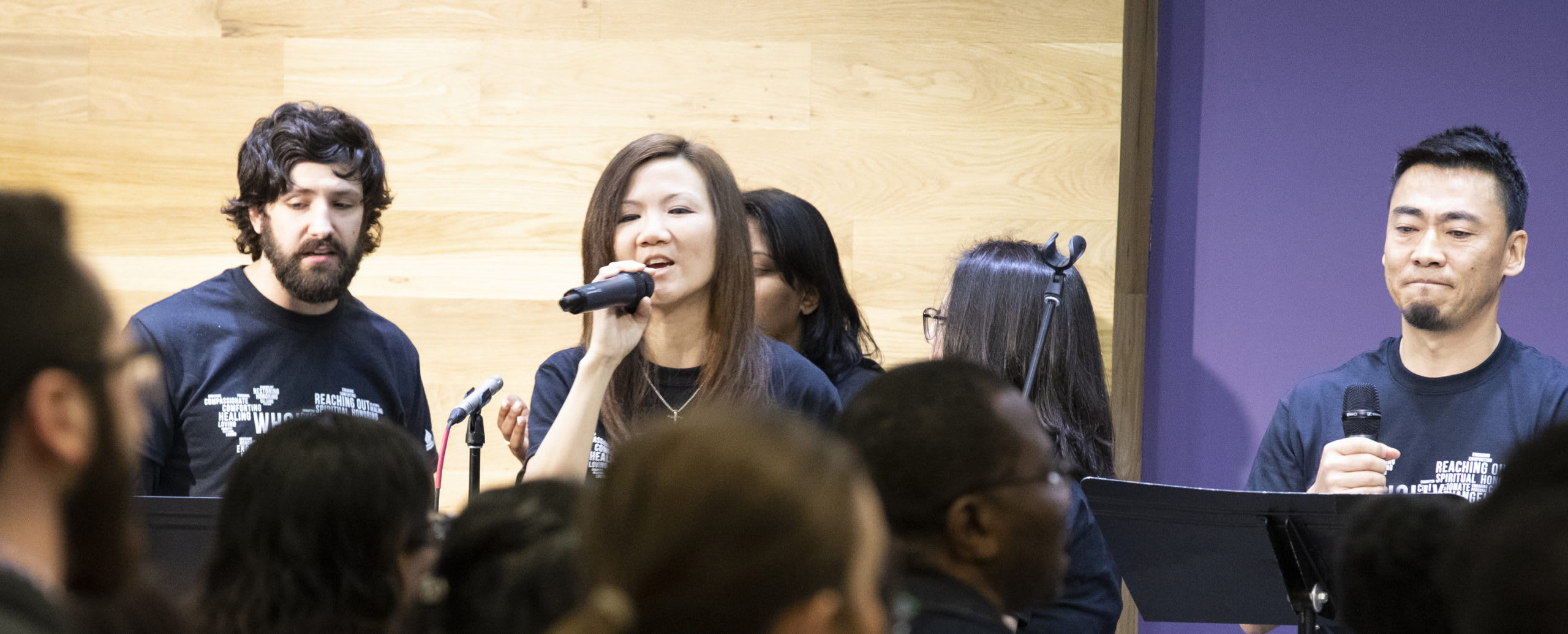 chapel service during the world evangelism conference